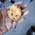 Chocolate Chip Cookie Badge Clip