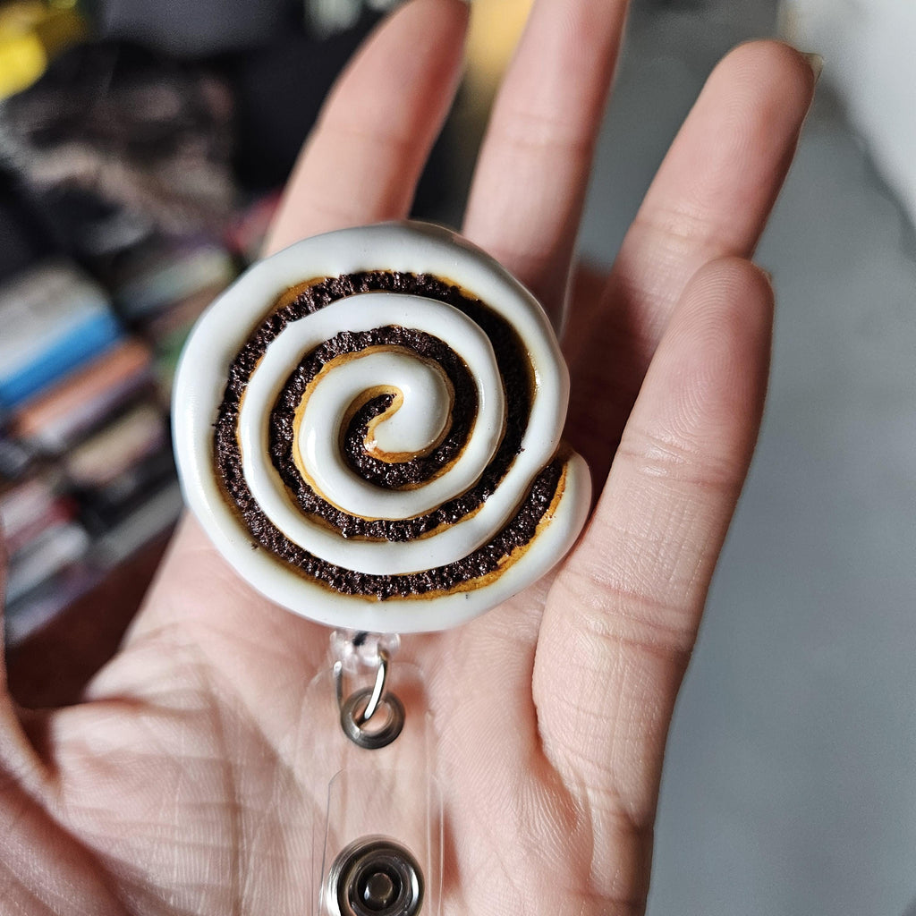 Cinnamon Bun Badge Reel