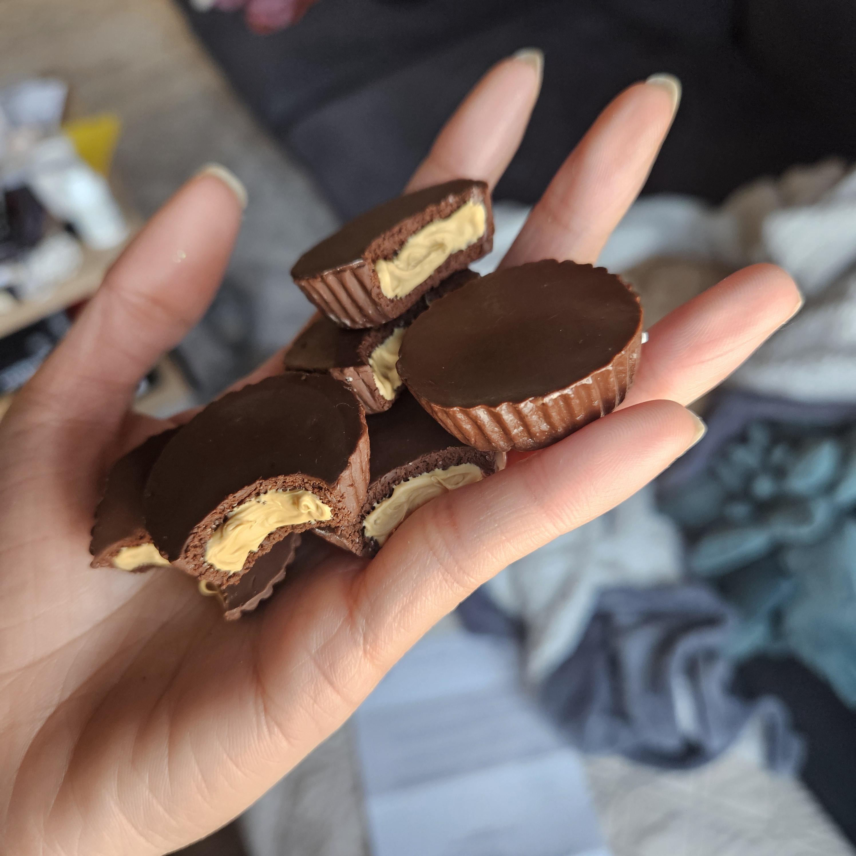 Reese's Peanut Butter Cup Keychain – Handmade Candy Lover Charm