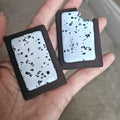 Cookies & Crème Poptart Badge Reel, Retractable ID Holder, Polymer Clay Snack Charm