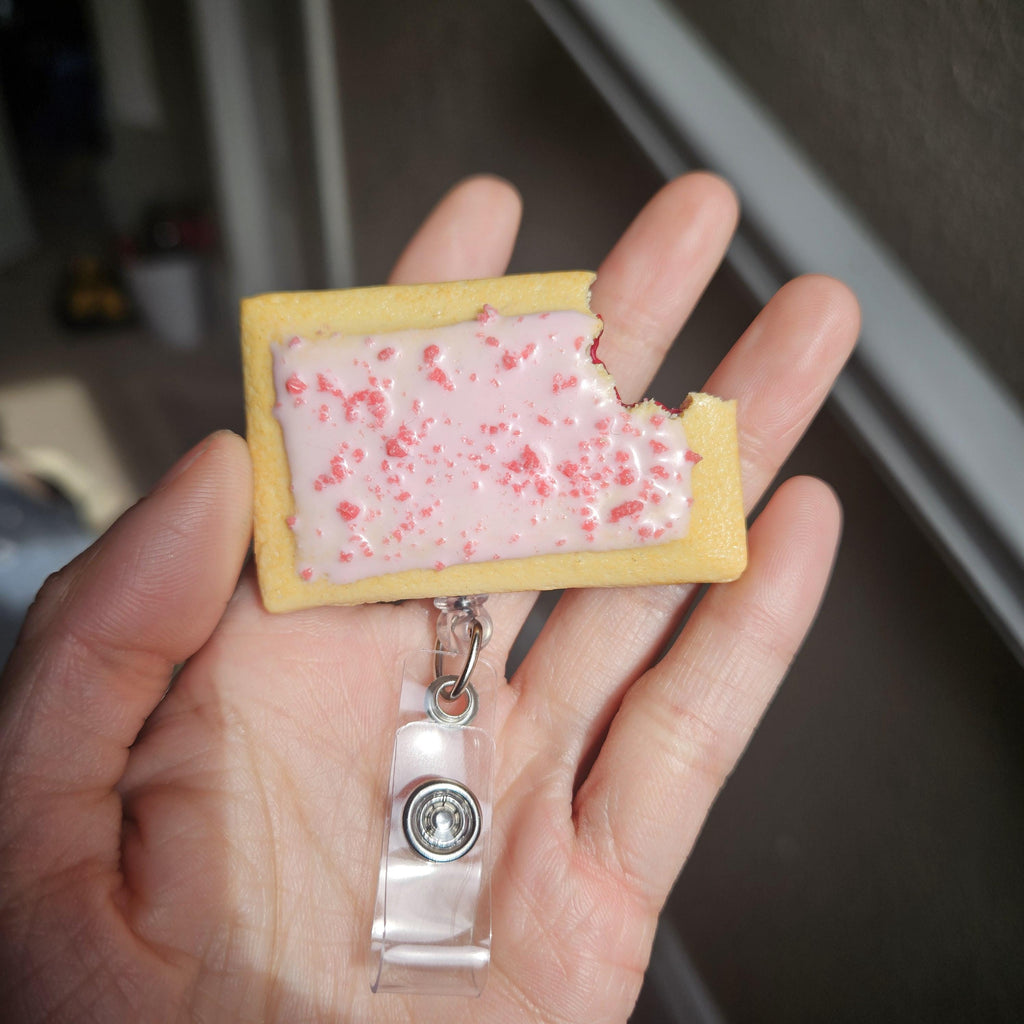 Cherry Poptart Badge Reel