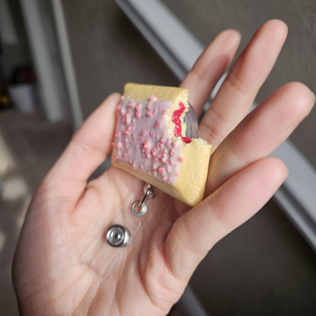 Cherry Poptart Badge Reel
