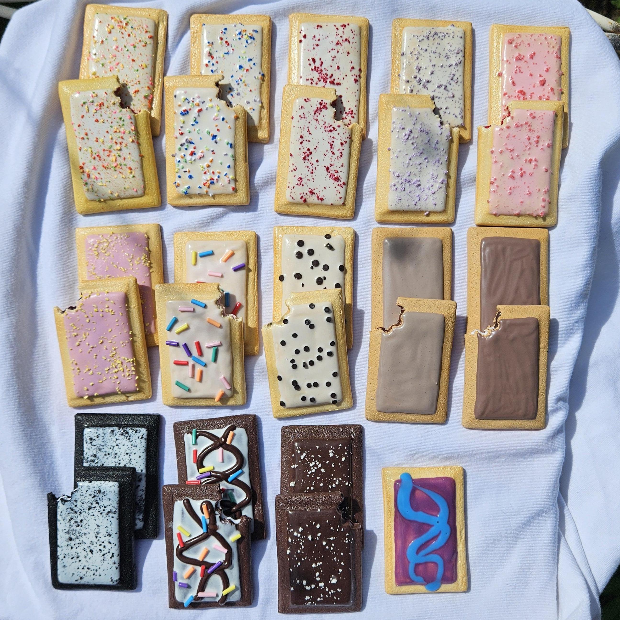 Miniature Pop-Tart Magnets